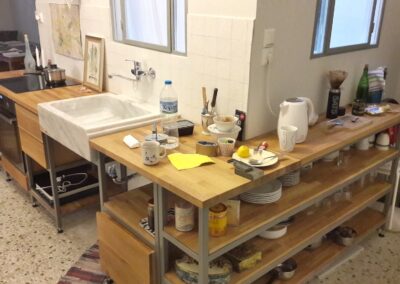 Kitchen - steel and wood - Thiras Athens - 3